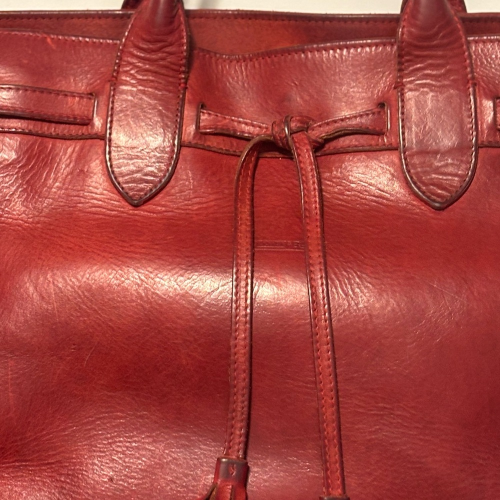 Dooney & Bourke Rich Red Leather Tote